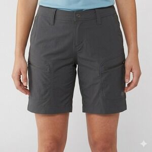 REI Co-op Trail Shorts Womens 14 Black Nylon Stretch Hiking Outdoor EUC